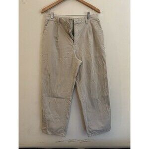 Vintage Y2K Old Navy Pants Womens 14 Short Beige Khaki / Chino